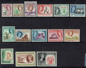 SOUTHERN RHODESIA 1953 QEII PICTORIAL SET MNH **