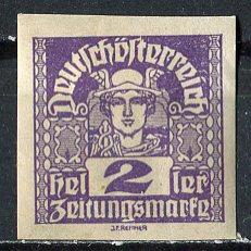 Austria; 1920: Sc. # P29: *-/MHH Single. Stamp