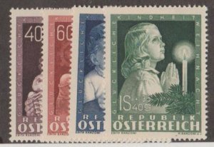 Austria Scott #B260-B263 Stamp - Mint NH Set