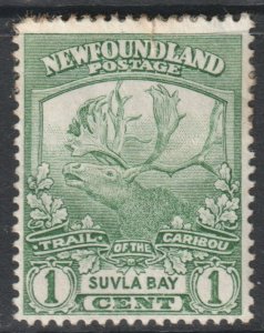 Canada Newfoundland Scott 115 - SG130, 1919 Caribou 1c MH*