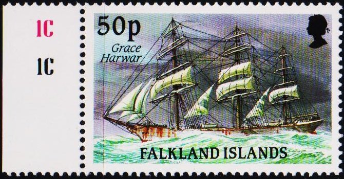 Falkland Islands. 1989 50p S.G.579 Unmounted Mint