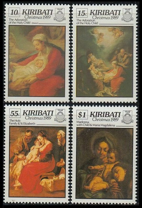 1989 Kiribati 536-539 Artists / A. Correggio 11,00 €