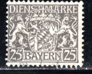 German States Bavaria Scottl # O15, used