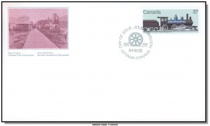 Canada FDC #1038 - GT Class E3 2-6-0 type (1984) 37¢