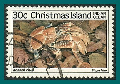 Christmas Island 1985 Crabs 1, 30c used #162,SG195