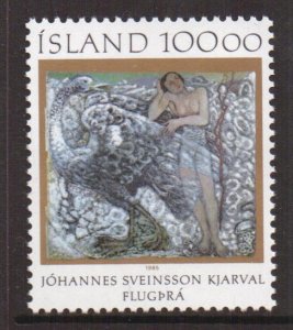 Iceland   #615    MNH  1985  painting  by Kjarval