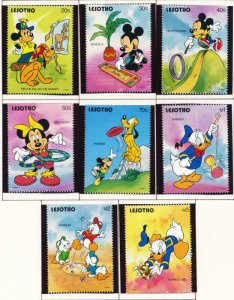 DISNEY LESOTHO 861-870 MINT NH CHILDREN' GAMES