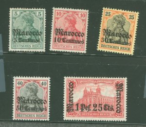 Morocco #34-5/37/39/42  Single