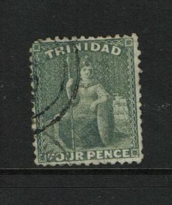 Trinidad SG# 71a Bluish Grey Used  - S6259