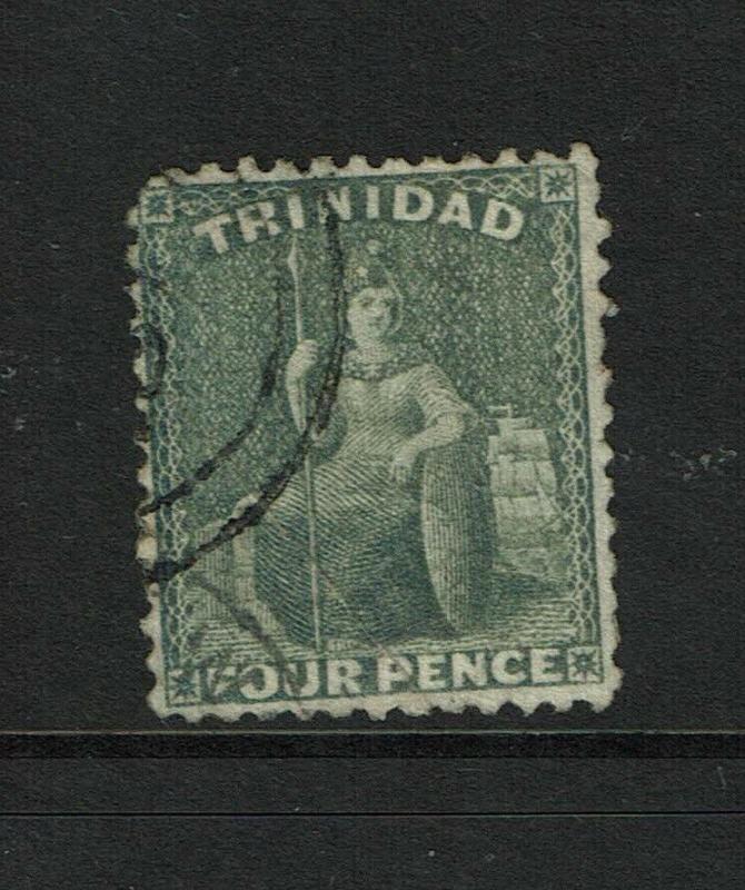 Trinidad SG# 71a Bluish Grey Used  - S6259