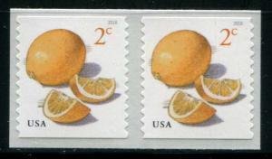 U.S.#5256 Lemons 2c Coil Pair, MNH.