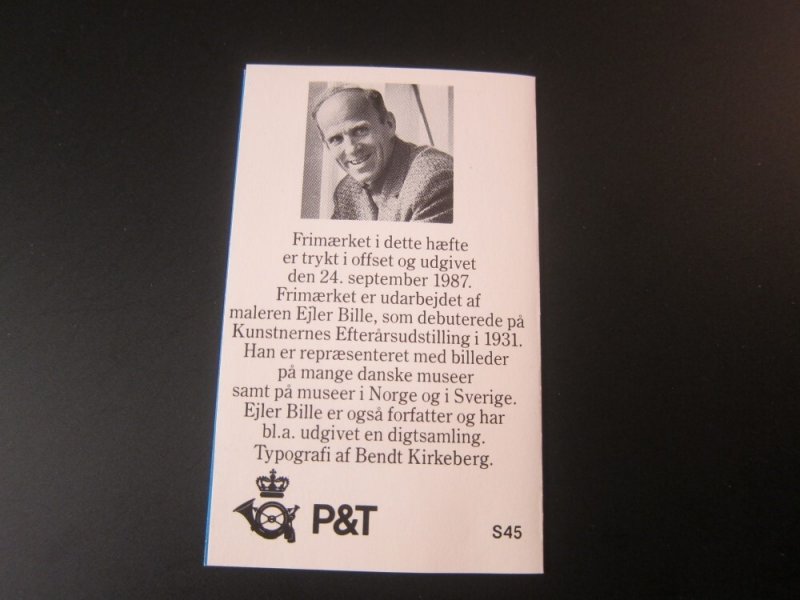 Denmark 1987 Sc 844 Booklet MNH