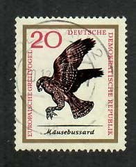 German Democratic Republic; Scott 802; 1965;  Used; Birds