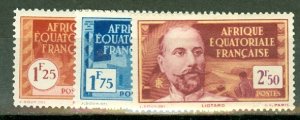 GK: French Equatorial Africa 33-72 mint CV $52.95; scan shows only a few