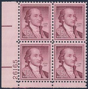 MALACK 1046 F/VF OG NH, Plate Block of 4, Bold!  (st..MORE.. pbs1046