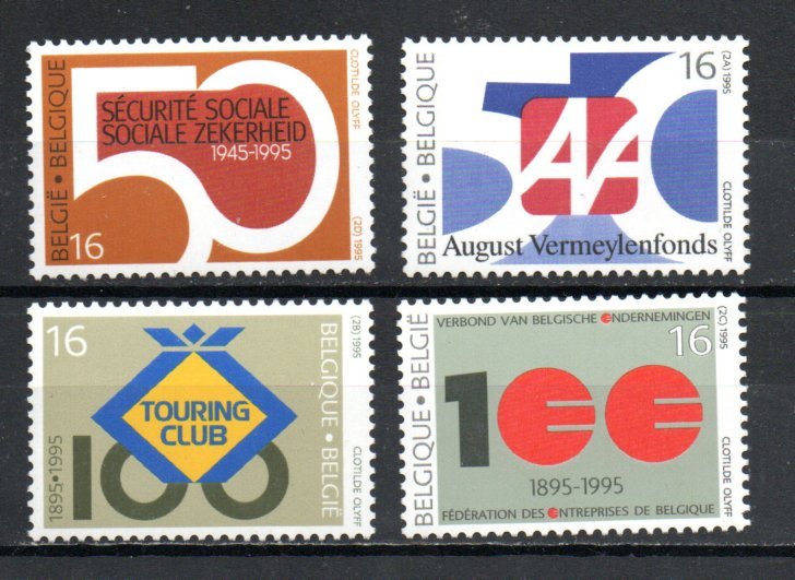 Belgium 1569-1572 MNH