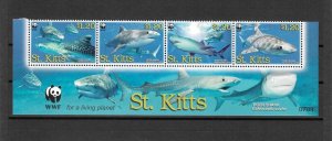 ST KITTS 2007 WWF SG 897a MNH