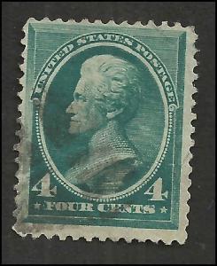 # 211 Blue Green Used FAULT Andrew Jackson