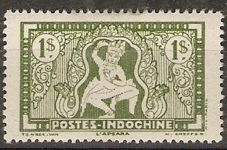 1931 Indo-China Scott 169 Apsaras Celestial Dancer MH