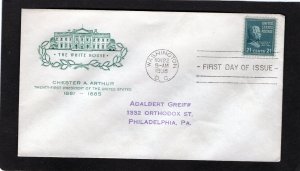 826 Arthur, FDC HF addressed