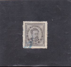 PORTUGUESE GUINEA  D. CARLOS I 5 R. AF # 24 (1886)   C. V 15 Euros