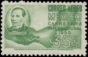 Mexico #C199-C200, Complete Set(2), 1950, Hinged