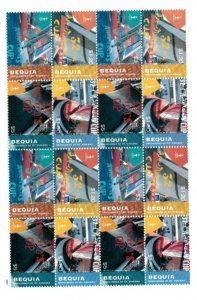 Bequia 2008 - Sail Boat - Sheet of 16 Stamps - MNH