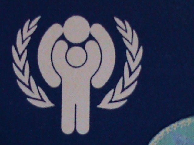 ​ST.THOMAS 1979 SC#517 INTERNATIONAL YEAR OF THE CHILD-CTO- S/S FANCY CANCEL