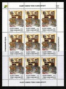 UNMOUNTED MINT 2016 HISTORICAL FURNITURE SHEETLETS (2) TURKISH CYPRUS