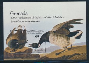 Grenada SC# 1356  MNH   SG MS1484  Audubon Birds  1986 see scan /detail  