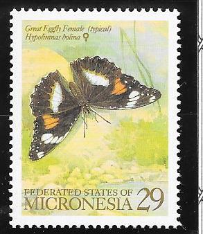 Micronesia #182a  29c Butterfly (MNH) CV$0.70