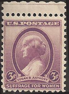 # 784 MNH - SCV-0.25 - SUSAN B. ANTHONY