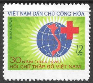 Vietnam North Scott 830 MNH Red Cross Issue of 1976