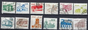 Brazil 2055-2073 Used 1986-88 set only has 12 values; 2057 has no cancel (ak2...