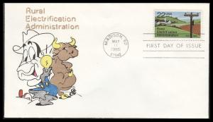 #2144 Rural Electrification Administration Ellis FDC