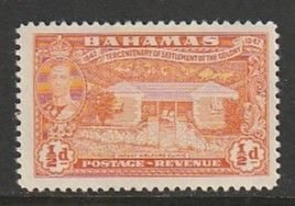 1948 Bahamas - Sc 132 - MH VF - 1 single - Infant Welfare Clinic