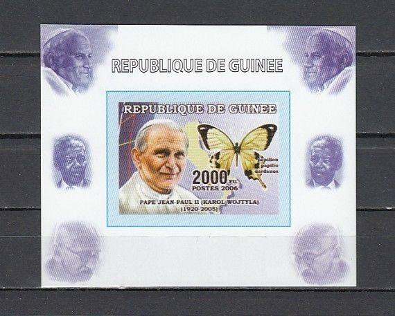 Guinea, Mi cat. 4263 B. Pope John Paul II s/sheet