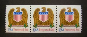 Scott 3270, 10c Eagle & Shield, PNC3 #11111, MNH Presorted Coil Beauty