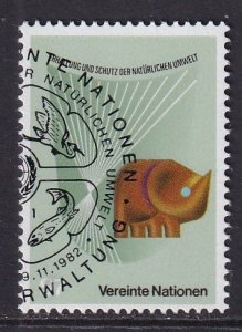 United Nations  Vienna  #29 cancelled 1982  nature protection 7s animal