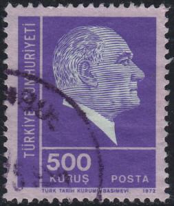 Turkey - 1972 - Scott #1932 - used - Kemal Ataturk