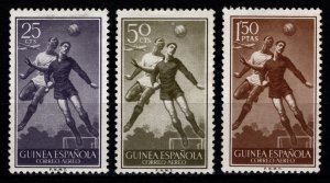 Spanish Guinea 1955 Airmail. Footballers, Part Set [Unused]