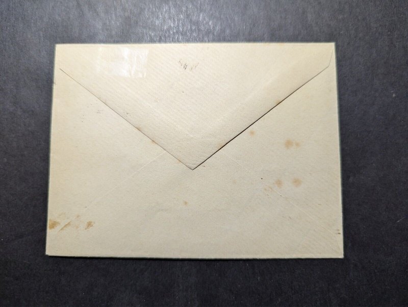 1928 France Polynesia Tahiti Cover Tuamotu Local Use Only Recorded Example