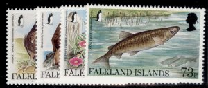 FALKLAND ISLANDS QEII SG795-798, 1997 endangered species set, NH MINT. Cat £13.