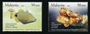 Malaysia Brunei Joint Issue Unique Marine Life 2006 2007 Fish Ocean (stamp) MNH