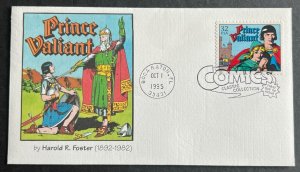 COMICS - PRINCE VALIANT #3000S OCT 1 1995 BOCA RATON FL FIRST DAY COVER BX3-2