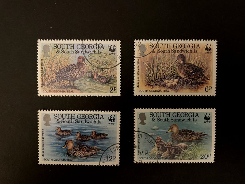 South Georgia: 1992, Endangered Species, Georgian Teals, FU set 