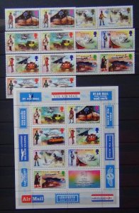 Barbuda 1974 Centenary of UPU set MNH