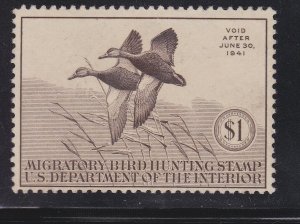 US RW7 $1 Duck Hunting Unused F-VF NG SCV $45 (NG)