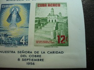 Stamps - Cuba - Scott# C149a - Mint Hinged Souvenir Sheet Imperf