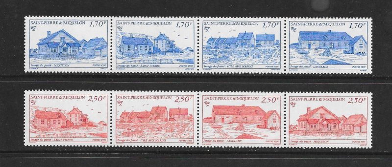 ST PIERRE & MIQUELON #561-68  SENIC VIEWS  MNH